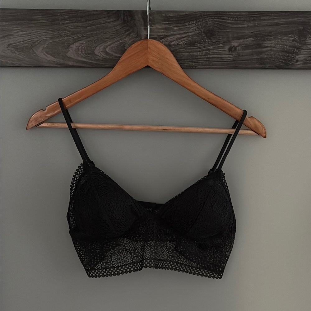 Elegant Black Lace Bralette